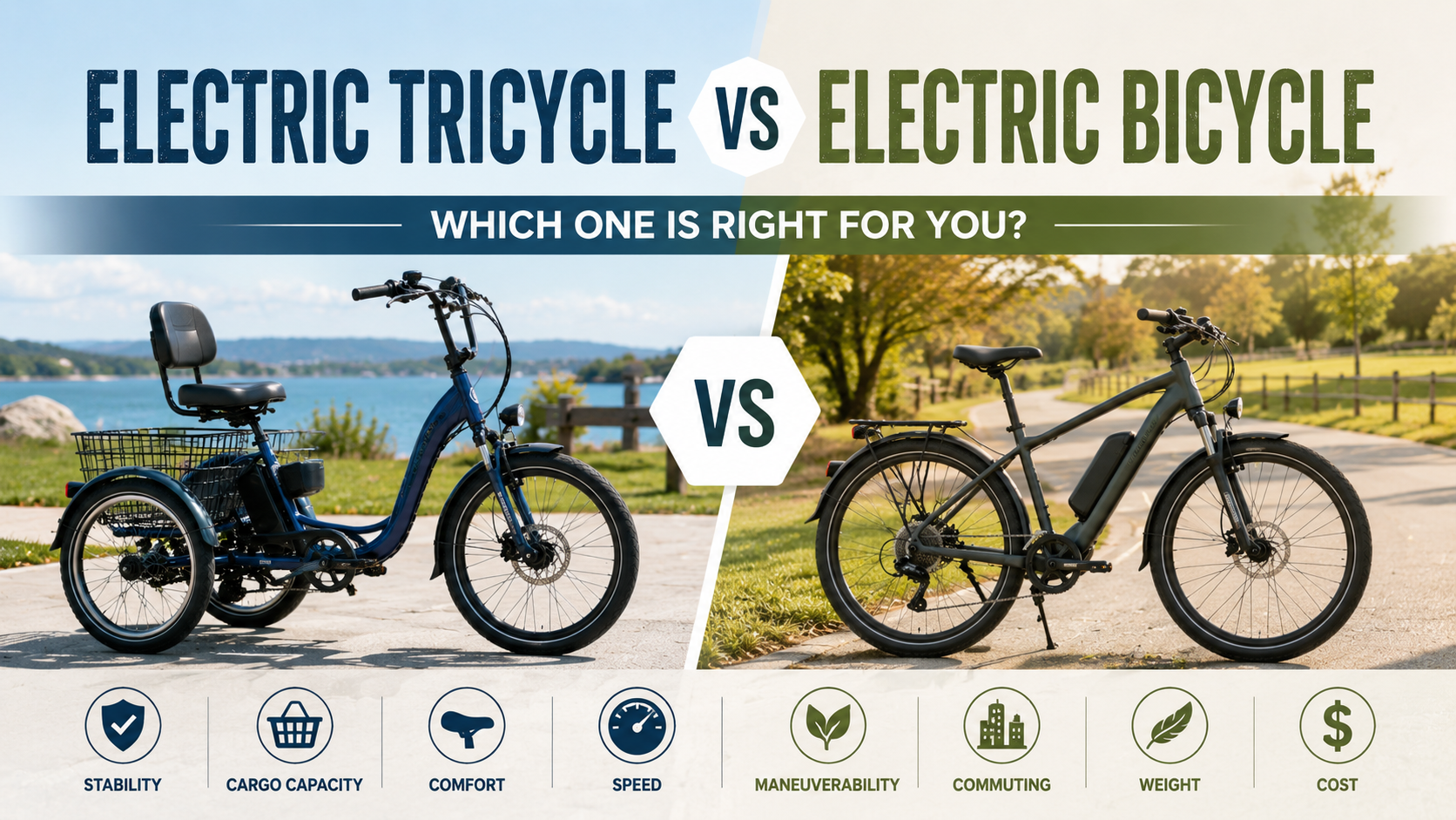 Electric Tricycle vs Electric Bicycle: Which Is Better?